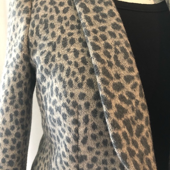 LOFT Animal Print Blazer - Picture 3 of 7